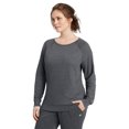 thumbnail image 1 of Champion Womens French Terry Sweatshirt, Grey, Plus Size, 2X, 1 of 2