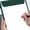 Green, variant on YIMWNYI Magnetic File Folder, A4 Size Notepad, Leather Document Holder, Office Organization, Memo Board for Desk, Waterproof, Shock-Absorbing, Flat Writing Surface