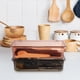 thumbnail image 3 of FELTECHELECTR 2 bandejas para cubiertos con tapa, organizador de cubiertos de cocina, escurridores, contenedores de plástico para guardar utensilios, soportes para cubiertos y vajilla., 3 of 4