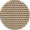 thumbnail image 1 of Ahgly Company Indoor Round Patterned Deep Peach Orange Area Rugs, 6' Round, 1 of 6