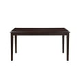 thumbnail image 6 of New Classic Gia 60" 5-Piece Rectangular Wood Dining Set with 4 Chairs in Ebony, 6 of 13