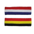 thumbnail image 2 of Bandas para el sudor para hombres y mujeres - 3 unidades de bandas deportivas de algodón absorbente de humedad, 2 of 2