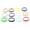 Random Color, variant on Visland 12Pcs Puppy ID Collar Whelping Newborn Pet Collars Double-Sided Soft Adjustable Identification Collar ID Bands for Newborn Pet Dog Cat