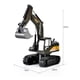 thumbnail image 5 of Kearding Juego de juguetes de excavadora con Control remoto, modelos RC, vehículo de ingeniería interesante, juguetes de coche, regalo de Accesorios para aéreos Tipo 3, 5 of 6