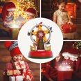 thumbnail image 4 of Música De Navidad Carrusel Giratorio Noria Caja De Música Led Luz Luminosa Regalo Musical Para Niños Niñas Cumpleaños De Navidad Eigraketly HA046751-01, 4 of 6