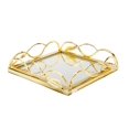 thumbnail image 1 of Mirror Napkin Holder with Gold Leaf Design, 1 of 1