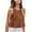 Brown, variant on Tbopshirt Tank Tops for Women,Womens tops,Women Casual Solid Sleeveless Vest Splicing Round Neck T- tops,T-shirt Vest Tee Blouse,Womens Fashion