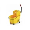 Yellow Polypropylene Mop Bucket and Wringer, 11 gal.