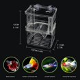 thumbnail image 2 of Incubadora de acuario, caja de cría de peces, criadora de acuario guppy, acuario de acuario, plántulas aisladas, soporte para eclosión y cría,, 2 of 5