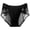 Black, variant on Minjewel Ladies' Breathable Lace Menstrual Period Underwear, Lace Detail Hygiene Pants for Women, Comfortable Period Panties,Black,L