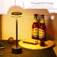 thumbnail image 2 of Lámpara LED inalámbrica con sensor táctil y 3 niveles de brillo - Ideal para cafeterías y bares (color café oscuro), 2 of 7