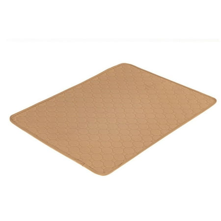 5 Sizes Thicker Material For Small Middle Large Dog Reusable Dog Potty Dog s Bed Dogs Training Pad Dog Supplies Absorbent Mat Pet Pee Pad KHAKI 45*60 CM