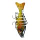 thumbnail image 2 of Señuelos de 3,9 pulgadas, señuelos de lubina, Crankbait, cebo de natación, aparejos de hundimiento Rallentare, Swimbait multiarticudo , AMARILLO shamjiam Señuelo de pesca articulado, 2 of 6