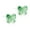 Peridot, variant on | Nickel Free | Medical Plastic 5mm Butterfly Stud Earrings | Best Choice For Sensitive Ears