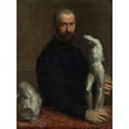 thumbnail image 3 of Paolo Veronese 11x14 Black Modern Framed Museum Art Print Titled - Alessandro Vittoria (ca. 1580), 3 of 5