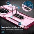 thumbnail image 5 of Funda para GANGXUN OnePlus 11 5G - Soporte metálico, Función magnética, Rosa, 5 of 5