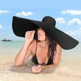 thumbnail image 3 of DOPI Stylish Hats Oversized Fashion Large Sun Hat Beach Anti-UV Sun Protection Cap Cover, 3 of 9