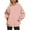 Pink#1, variant on Titcea Hoodies for Women Oversized Solid Color Long Sleeve Fleece Sweatshirt Trendy Pullover Sweaters with Pockets