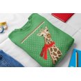 thumbnail image 5 of Old Glory Youth Big Giraffe Scarf Ugly Christmas Sweater Long Sleeve Sweatshirt, 5 of 6