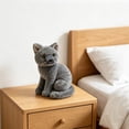 thumbnail image 5 of 10" Realistic Tuxedo Cat Plush Toy, Cute Lifelike Kitty Plush, Sofa, Bedroom Decor, Birthday, 5 of 8