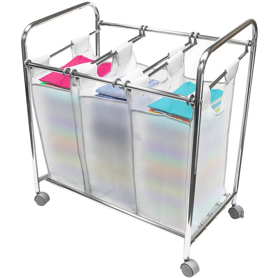 Sorbus 3Bag Laundry Sorter Cart on Wheels & Clothes Hamper Organizer