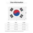 thumbnail image 5 of Zufioo Korea Print Horizontal Flannel Blanket, Anti-wrinkle, Anti-shrinkage, Anti-allergic Plush Blanket, Household Items Suitable for Bedroom-60"x50", 5 of 6