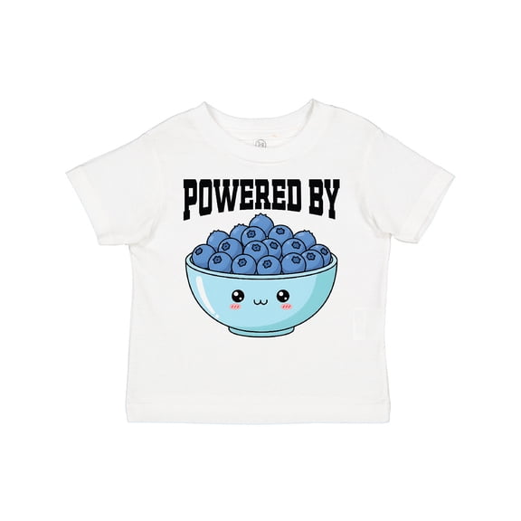 Inktastic Blueberries Cute Powered by Boys or Girls Toddler T-Shirt