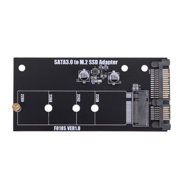 Tarjeta adaptadora NGFF SATA3.0 a M.2 SSD, tarjeta adaptadora de interfaz de 22 pines para PC y portátil Ndcxsfigh Para estrenar