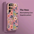 thumbnail image 5 of Flower Case For Samsung Galaxy S23 Ultra S22 S21 Plus S20 fe S10 NOTE 20 10 8 9 Luxury Plating Silicone Soft Shockproof Cover, 5 of 5