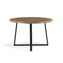 Blossom Round Reclaimed Wood Dining Table