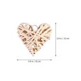 thumbnail image 4 of 6PCS Willow Woven Pendant Heart-shaped Rattan Woven Hanging Pendants Personality Heart-shaped Rattan Woven Pendants Large Colorful Hanging Decorations Size 10CM, 4 of 7