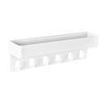 thumbnail image 4 of Portallaves para pared con 6 ganchos, soporte para champú, colgador de pared, colgador de llaves para dormitorio, hogar, baño, cocina, porche, 4 of 7
