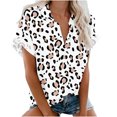 thumbnail image 1 of Blusa con estampado floral de manga corta con cuello en V para mujer OAVQHLG3B Store  lin121212, 1 of 4