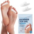 thumbnail image 1 of Geles Hammer Toe Gels Dr. Frederick's Original, 2 pares, blancos, 1 of 8