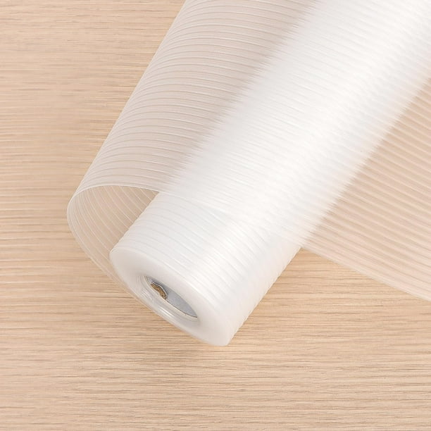 Arthome Revestimiento de Gabinetes de Cocina, Forro para Estantes Repisas y Cajones, Revestimientos para Repisas, Protector Gabinete Cocina Antideslizante y Cortable Vinilo de Rayas