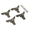 thumbnail image 4 of Patas para joyero, 4 piezas, patas para joyero, patas para caja de madera, patas para caja retro, alta capacidad, 4 of 14