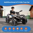 thumbnail image 5 of EastVita 2 Seater Ride On Car,24V Licensed Can-Am Electric ATV Car for Kids, 4 Wheeler Electric Toy Car with Bluetooth,Led,Leather Seaters,5 Mph Max Speed, 5 of 6