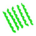 thumbnail image 1 of 2x5pcs Bicicleta Cable de Freno Protector Cable de Bicicletas Mangas Verde Sunnimix, 1 of 8