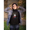 thumbnail image 2 of Happy Easter Rabbit Queen Scarf T-Shirt Women -Image by Shutterstock, Female XX-Large, 2 of 4
