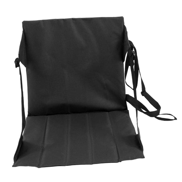 jinwen Coussin de Siège de Stade Coussinet de Gradins pour Jardin Voyage Concerts Extérieurs Noir