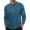 Blue, variant on VJATTWR Shirts for Men Pullover Winter Thicken Thermal Travel Long Sleeve Casual Mens T-Shirts Round Neck M