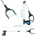 thumbnail image 4 of Tool, 32" Foldable Grabber Reacher for Elderly, Lightweight Extra Long Handy Trash Claw Grabber, Reaching Assist Tool for Trash Pick Up, , Litter Picker, Arm Extension (Blue), 4 of 7