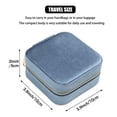 thumbnail image 4 of Boîte de Rangement pour Bijoux portable Miroir Carré Multi-Compartiments, 4 of 5