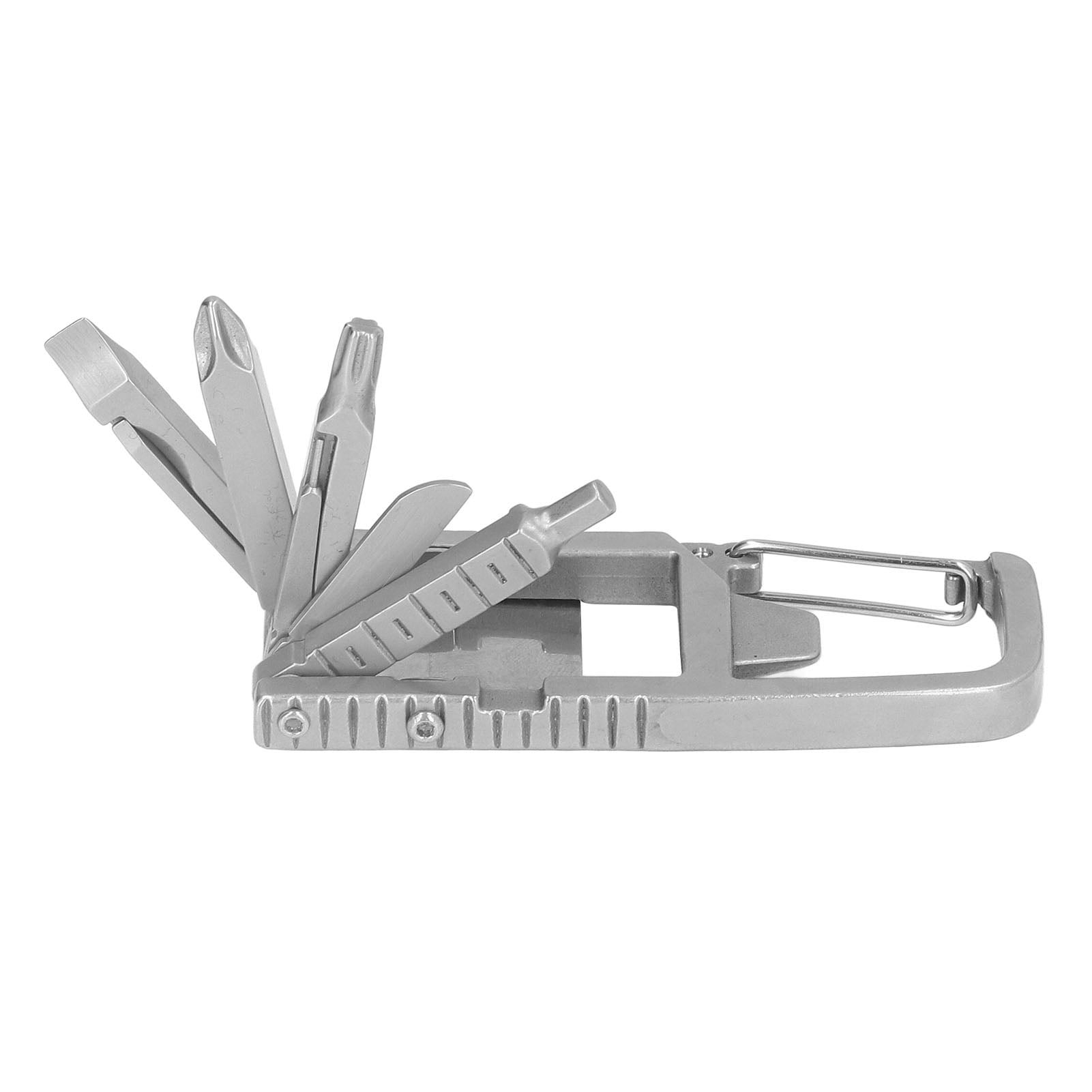 Multitool Key Chain AOBitter 18-in-1 Multitool Stainless Steel Bicycle Multifunction Tool 