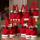 thumbnail image 1 of Paquete de 6 Bolsas de Regalo Navideñas con Forma de Papá , Pequeñas Bolsas de Dulces, Bolsas de Regalo Decorativas para Fiestas Navideñas para Regalos, 1 of 6