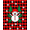 Red, Pattern 1, variant on ODIKA 4'x6' Machine Washable Non-Slip Area Rug, Yuletide Greeting Snowy Character Entrance Welcoming High Traffic Rug, Red, 638397