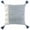 Blue, variant on 20"x20" Oversize Poly Filled Color Block Square Throw Pillow : Indoor/Outdoor, Zipper Closure, Farmhouse Style