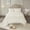 Queen Off White#3, variant on Cotton Bedding Set Tufted Cotton Chenille Medallion Fringe Coverlet Mini Set Blush Full/Queen,Comforter Set