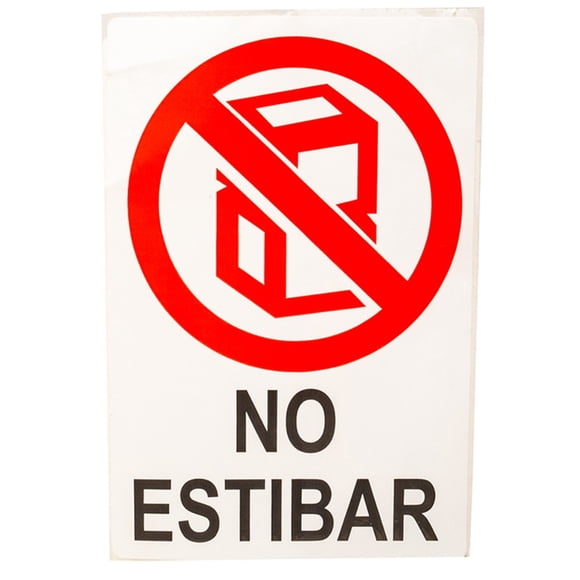 PAQ. 100 ETIQUETAA ADHES NO ESTIBAR BCO