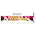 thumbnail image 3 of Dienrx Valentine's Day Banner Party Decoration, 40x240cm Hanging Background Cloth for Holiday Home Door Wall Decor, 3 of 3